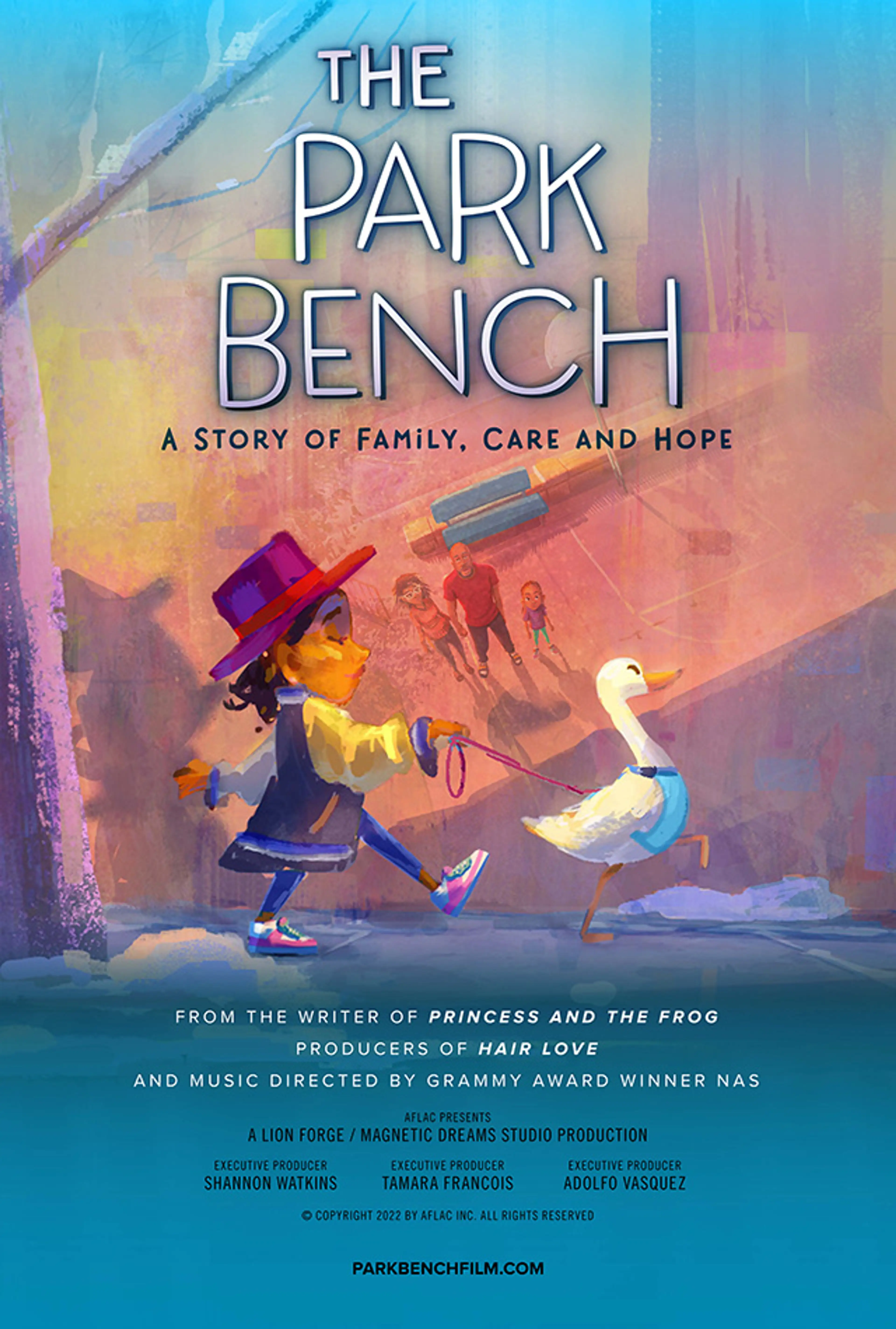 The Park Bench animated short poster for Aflac